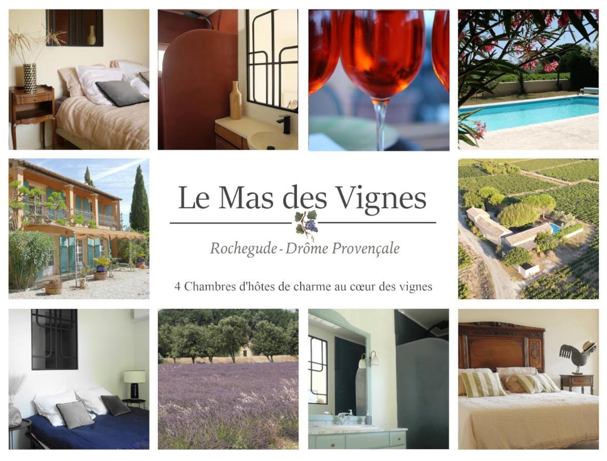 Готель Maison D'Hotes Le Mas Des Vignes Rochegude  Екстер'єр фото